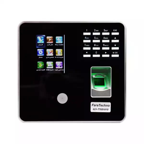 دستگاه حضور و غیاب فراتکنو ترکیبی چهره و اثر انگشت ظرفیت ۵۰۰ نفر مدل MB20VL